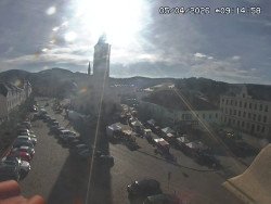 Náměstí, koste sv. Markéty