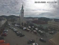 Náměstí, koste sv. Markéty