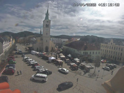 Náměstí, koste sv. Markéty