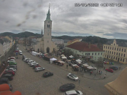 Náměstí, koste sv. Markéty