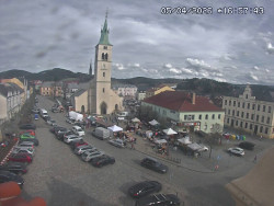 Náměstí, koste sv. Markéty