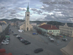 Náměstí, koste sv. Markéty