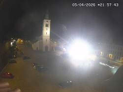 Náměstí, koste sv. Markéty