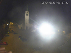 Náměstí, koste sv. Markéty