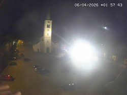 Náměstí, koste sv. Markéty