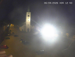 Náměstí, koste sv. Markéty