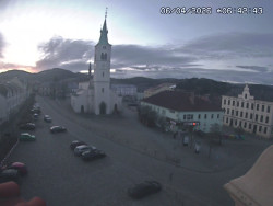 Náměstí, koste sv. Markéty