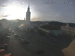 Náměstí, koste sv. Markéty