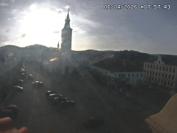 Náměstí, koste sv. Markéty