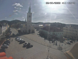 Náměstí, koste sv. Markéty