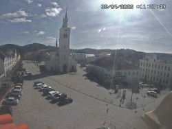 Náměstí, koste sv. Markéty