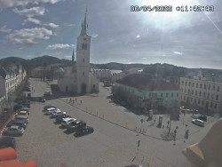 Náměstí, koste sv. Markéty