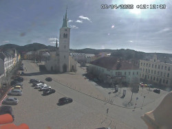 Náměstí, koste sv. Markéty