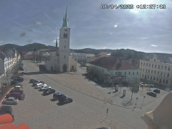 Náměstí, koste sv. Markéty