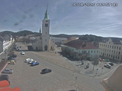 Náměstí, koste sv. Markéty