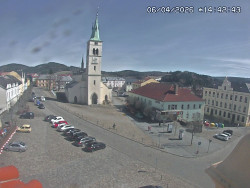 Náměstí, koste sv. Markéty