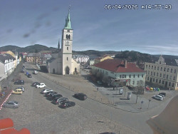 Náměstí, koste sv. Markéty