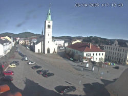 Náměstí, koste sv. Markéty