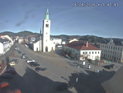 Náměstí, koste sv. Markéty