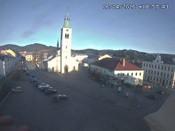 Náměstí, koste sv. Markéty