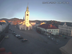 Náměstí, koste sv. Markéty