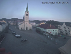 Náměstí, koste sv. Markéty