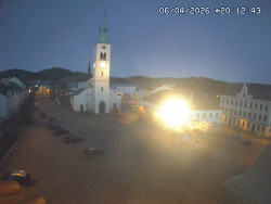 Náměstí, koste sv. Markéty