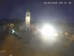 Náměstí, koste sv. Markéty