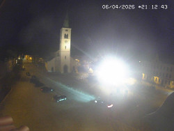 Náměstí, koste sv. Markéty