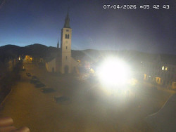 Náměstí, koste sv. Markéty