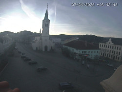 Náměstí, koste sv. Markéty