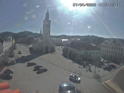 Náměstí, koste sv. Markéty