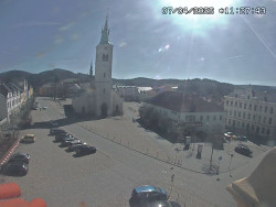 Náměstí, koste sv. Markéty