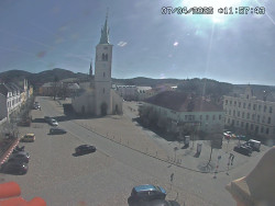 Náměstí, koste sv. Markéty