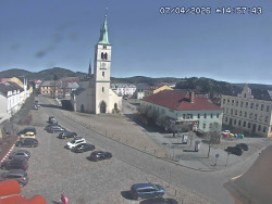 Náměstí, koste sv. Markéty