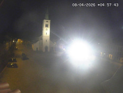 Náměstí, koste sv. Markéty