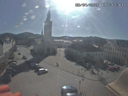 Náměstí, koste sv. Markéty