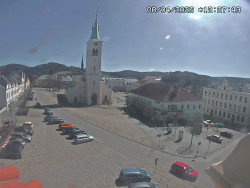 Náměstí, koste sv. Markéty