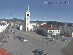 Náměstí, koste sv. Markéty