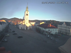 Náměstí, koste sv. Markéty