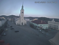 Náměstí, koste sv. Markéty