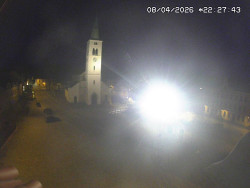 Náměstí, koste sv. Markéty