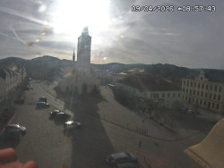 Náměstí, koste sv. Markéty