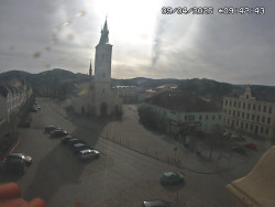 Náměstí, koste sv. Markéty