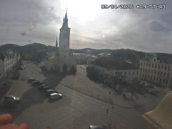 Náměstí, koste sv. Markéty