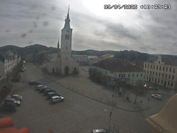 Náměstí, koste sv. Markéty