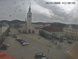 Náměstí, koste sv. Markéty