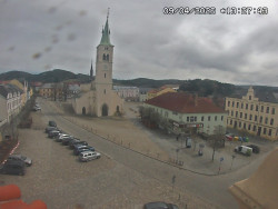 Náměstí, koste sv. Markéty