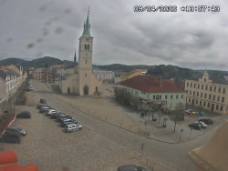 Náměstí, koste sv. Markéty