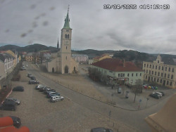 Náměstí, koste sv. Markéty